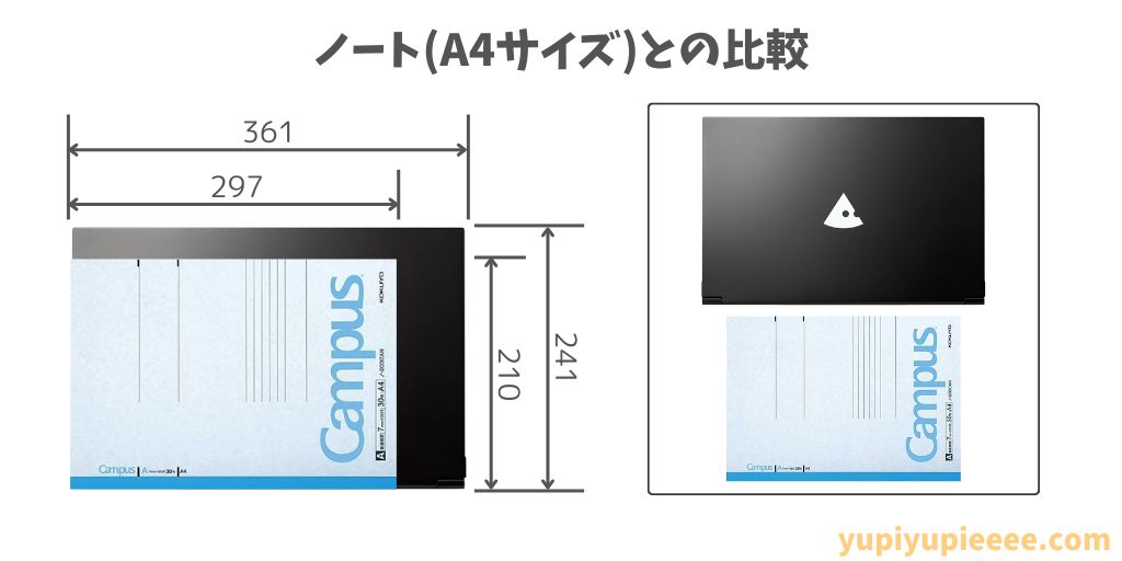 mouse K5-I7G50BK-Aのサイズ