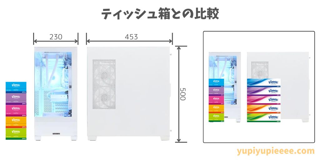 FRONTIER GPLシリーズケースのサイズ