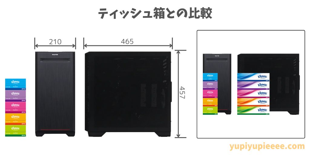 FRONTIER GAMシリーズケースのサイズ