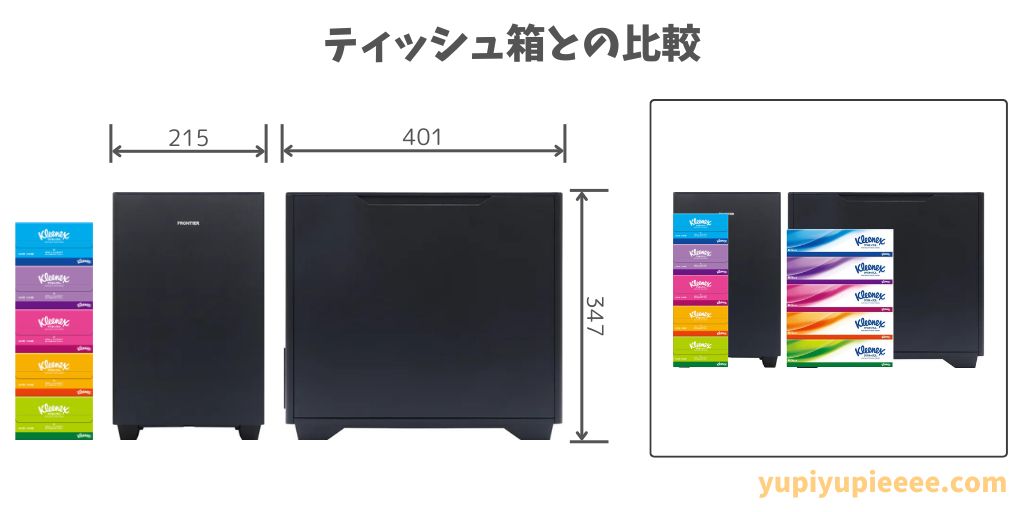 FRONTIER GKシリーズケースのサイズ