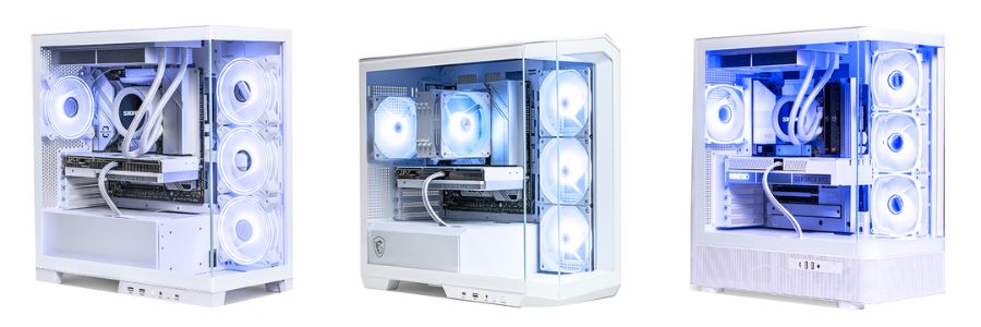 STORMの白いゲーミングPC
