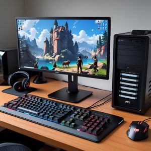 激安ゲーミングPCセットのイメージ