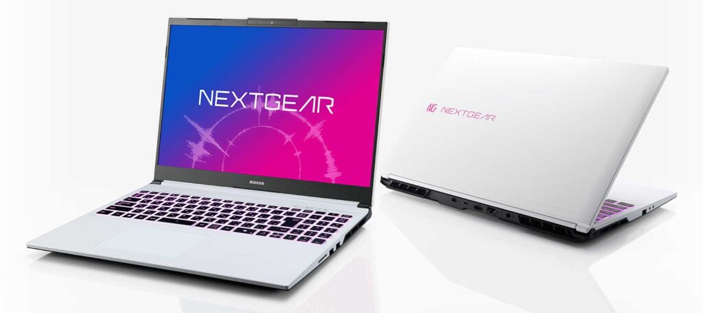 nextgear_j6 ホワイトの外観