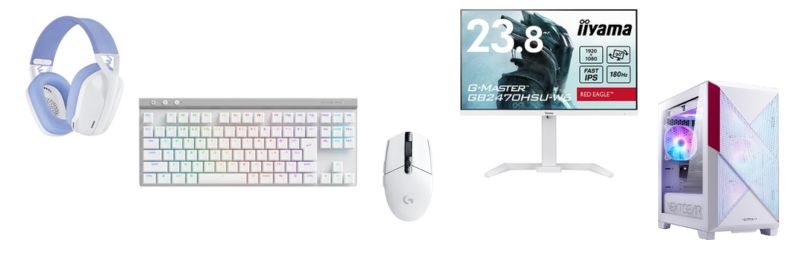 NEXTGEAR ホワイト5点セットのセット内容